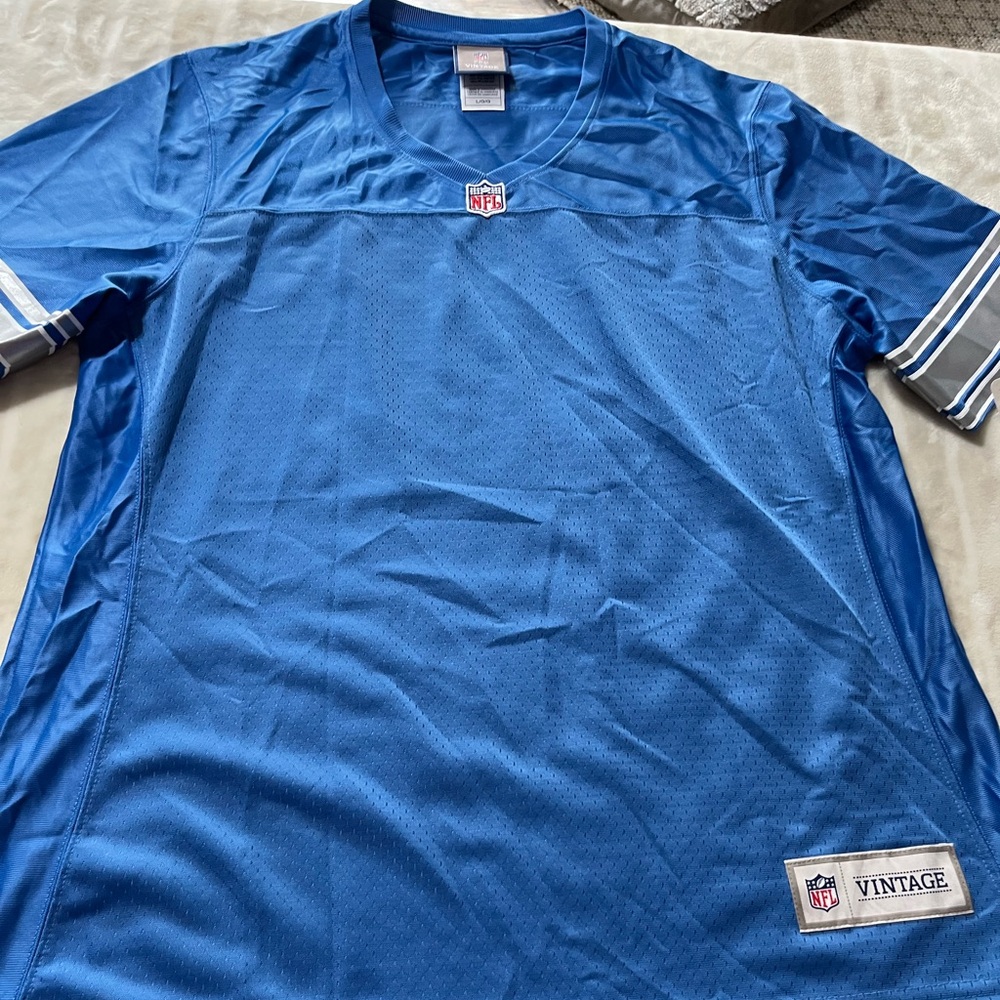 NFL Blue Vintage Women Large Jersey